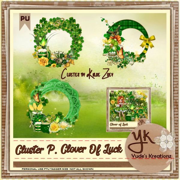 Cluster Pack - Clover Of Luck - Click Image to Close